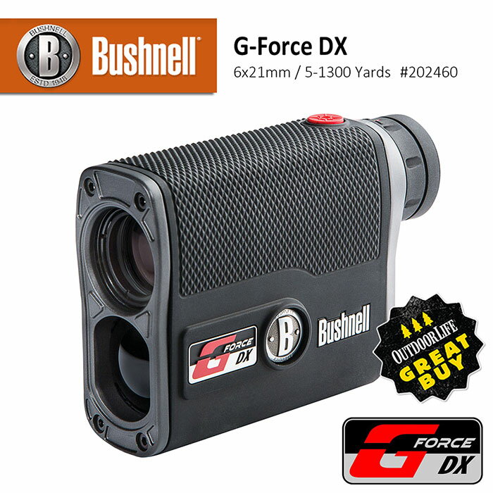 【美國 Bushnell 倍視能】G-Force DX 6x21mm 雷射測距望遠鏡 #202460 (公司貨)