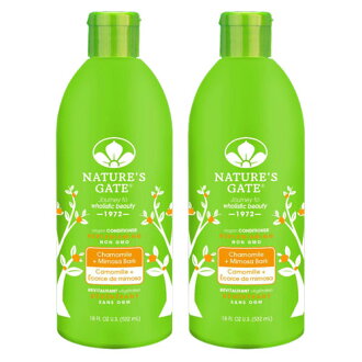 【2入75折】Nature's Gate天然之扉 經典無基改雙倍洋甘菊夫妻草植萃修護護髮乳532ml