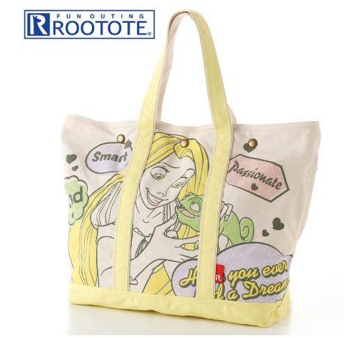 【JC Style】Rootote迪士尼公主肩背包 青蛙變王子款 容量大，適合小旅行使用