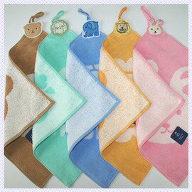 【esoxshop】*可愛動物雙面小方巾(30*30m)_可吊共5色*夏日必備《小方巾/手帕/童巾》