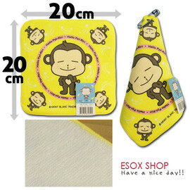 【esoxshop】╭*不定期新增╭*Hello-PPi-RiRi 小猴系列方巾╭*可愛多款《手巾/毛巾/手帕》