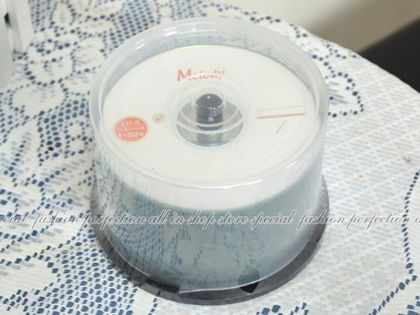 Melody CD-R 白金片 700MB 50片 CDR 光碟 布丁桶裝【DE431】◎123便利屋◎  