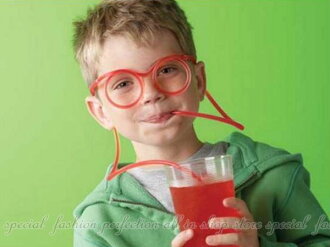 ◎123便利屋◎【DI326】搞怪眼鏡吸管 KUSO彎來彎去DIY趣味眼鏡吸管 創意可彎吸管