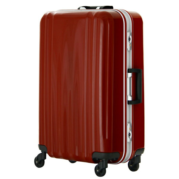 日本 LEGEND WALKER 5093-60-25吋 鋁框輕量行李箱 高雅紅