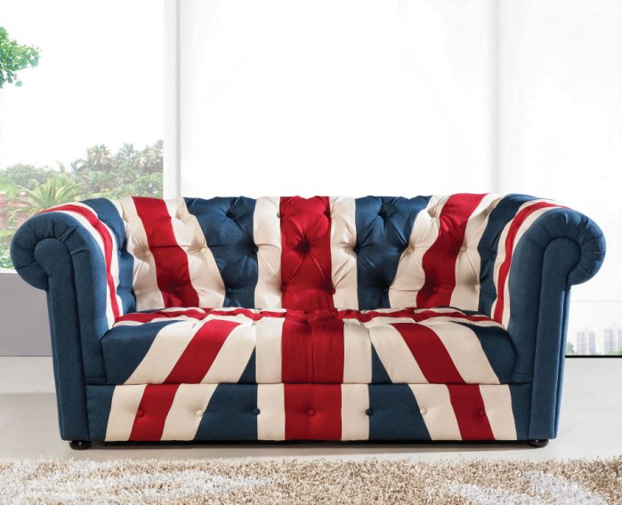 【尚品傢俱】JF-153-1 布朗英國旗三人沙發