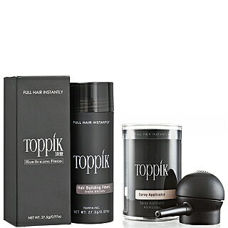 【頂豊】Toppik繊維式かつら(2.5ヶ月用量)27.5g+【頂豊】Toppik専用ヘアスプレー118ml約価格6,040円