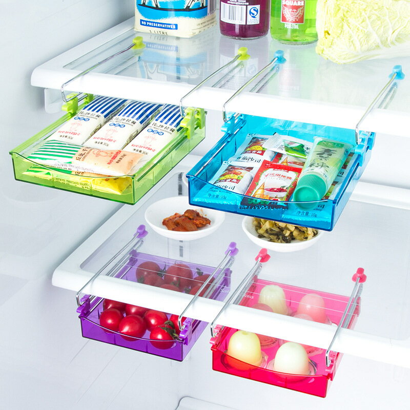 第二代創意冰箱書桌收納置物兩用抽屜 2入