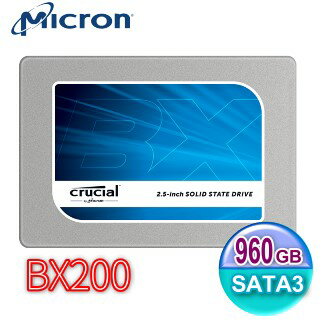 Crucial 美光 Micron SSD BX200 TLC 7mm 960GB SATA3 固態硬碟