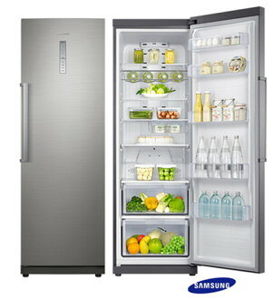 SAMSUNG 三星 345L 右開 冷藏冰箱 髮絲金屬銀 RR35H61157F /彈性收納/自動除霜/R600a冷媒