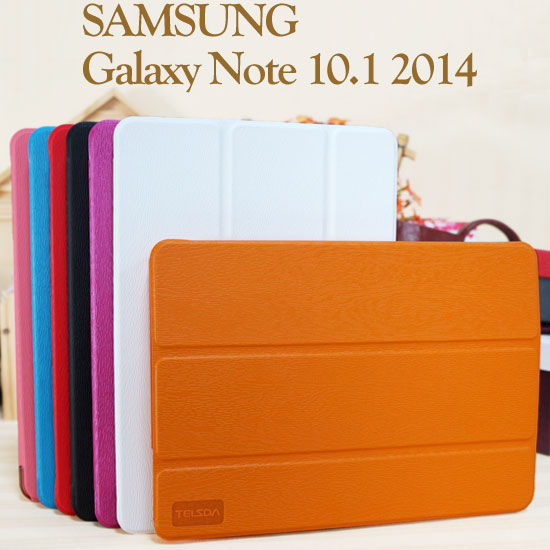 【免運~三折、透明殼】三星 SAMSUNG Galaxy Note 10.1 2014 P6000 P6050 木紋書本式皮套/P600平板專用保護套/斜立展示~清倉 