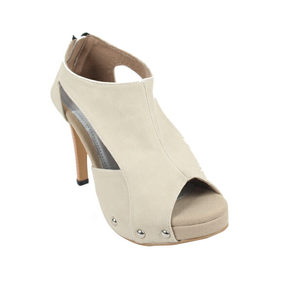 Fashion Sepatu Wanita Heels  - Catenzo - Heels Casual Cream