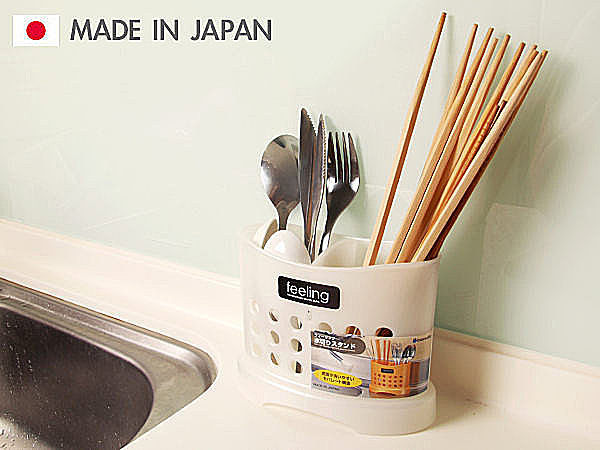 Loxin【SI0153】日本製 二格筷盒 置物盒 收納盒 廚房收納 餐廳收納 餐廚 筷子湯匙餐具 405