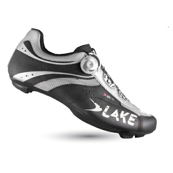 【7號公園自行車】LAKE CX-175X-BK 公路車鞋(寬楦 黑色)