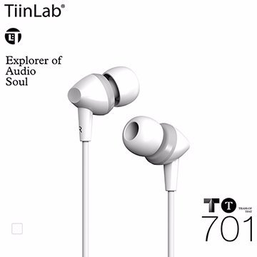 TiinLab TBass of TFAT TT 低音 系列 TT701 周杰倫 調音 入耳式 耳機【白】
