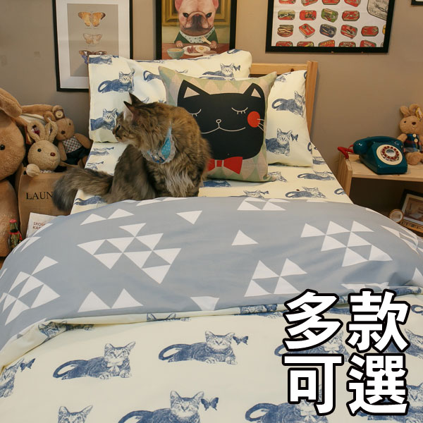 北歐風 枕套乙個舒適磨毛布 台灣製造