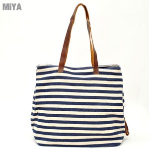 真皮亞麻帆布包女用休閒肩斜背包 卡其淡藍深藍色黑色玫瑰蝴蝶花色