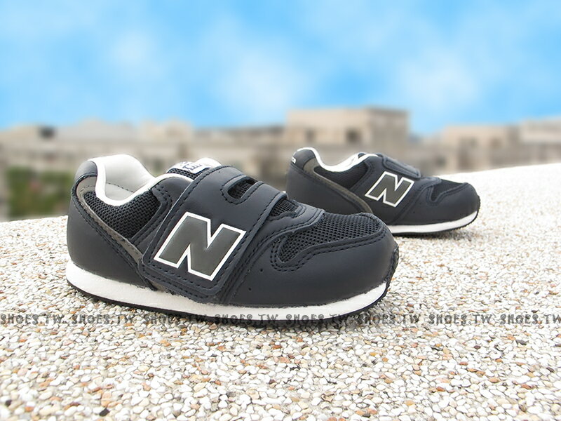 Shoestw【FS996NGI】NEW BALANCE 996 學布鞋 童鞋 運動鞋 小童 海軍藍 皮質