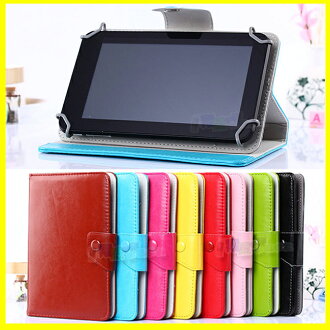 7吋/10吋平板共用/通用皮套 IPad 2 3 4 Tab 2 3 4 7.0 四角伸縮扣站立支架 保護殼 保護套 - 限時優惠好康折扣
