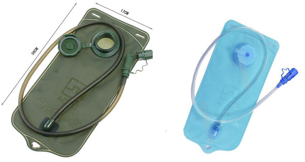 小口水袋 2L 附吸嘴水管 單車、跑步專用