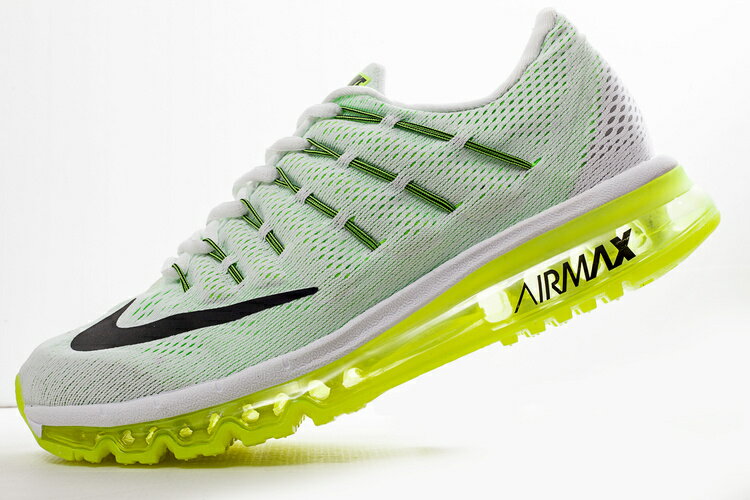 Nike Air Max 2016 氣墊跑鞋 白綠黑 男鞋