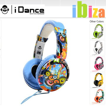 【iDANCE】 IBIZA 電音系列 耳罩式耳機 頭戴式 內嵌麥克風 相容iPHONE 加厚減壓耳墊 六色可選