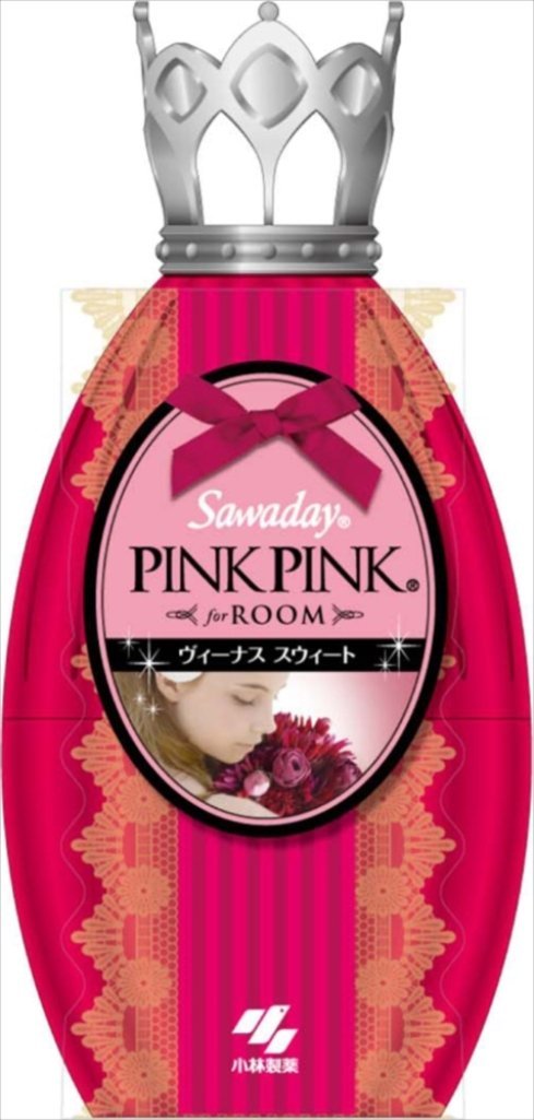 小林製藥【Sawaday PINKPINK】香水瓶造型芳香劑 250mL(甜美維納斯)