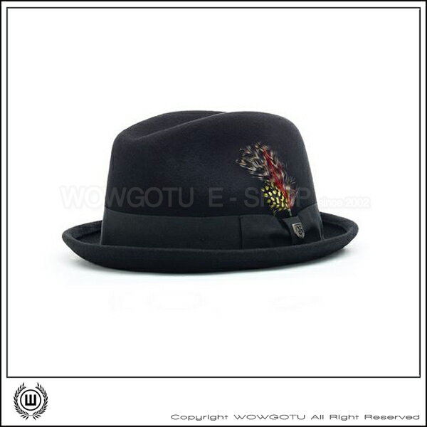 【 BRIXTON 】街頭流行百搭紳士帽 - Gain 帽款 - 黑色