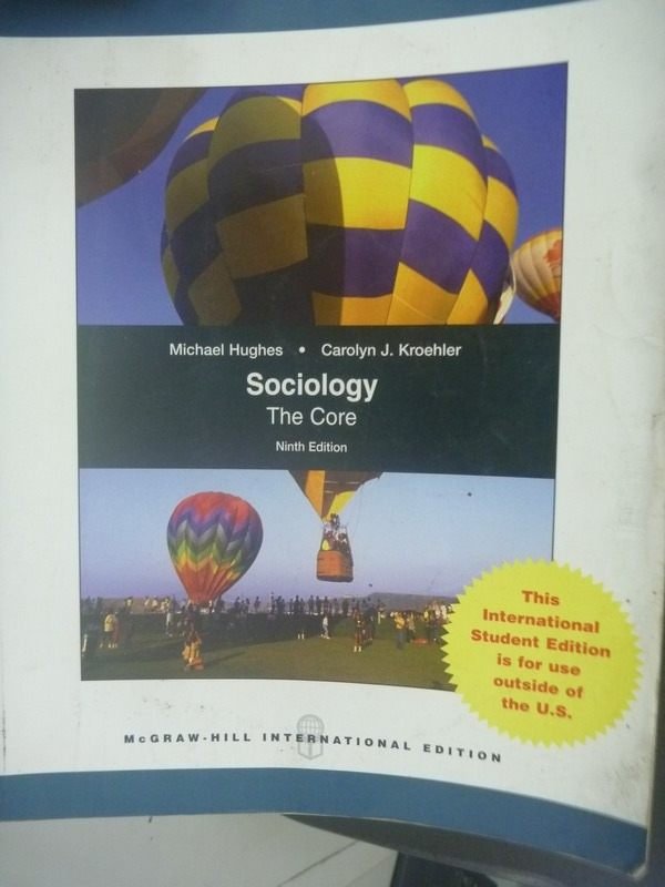【書寶二手書T9／大學社科_YIW】Sociology9/e_McGraw-Hill