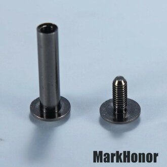 鑰匙圈 汽車鑰匙包 對接螺釘 銀白色-Mark Honor
