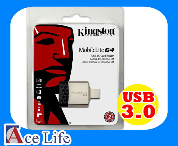 【九瑜科技】Kingston 金士頓 USB 3.0 雙槽 讀卡機 FCR-MLG4 Reader 支援 SD SDHC SDXC micro SD microSDHC FCR-MLG3 新版本  