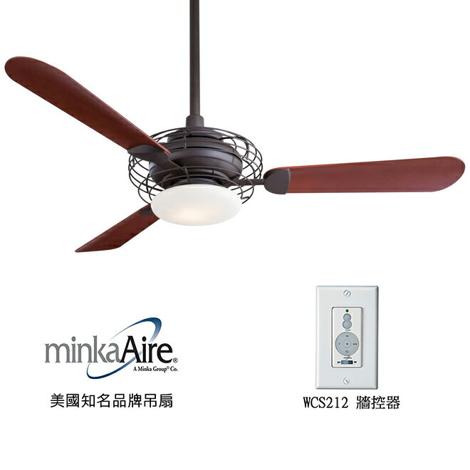 [top fan] MinkaAire Acero 52英吋吊扇附燈(F601-ORB)油銅色