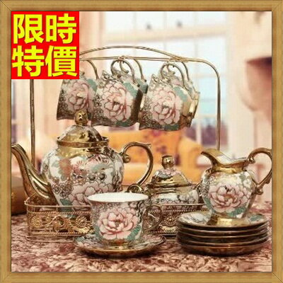 下午茶茶具 含茶壺+咖啡杯組合-6人奢華歐式創意陶瓷茶具69g16【獨家進口】【米蘭精品】