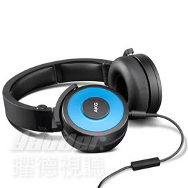 【曜德視聽】AKG Y55 藍色 耳罩式DJ專用 支援智慧型手機接聽 免運送收納盒