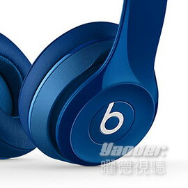 【曜德視聽】Beats Solo 2 藍色 線控通話 輕量時尚新款 ★免運★送BeatsT恤★  