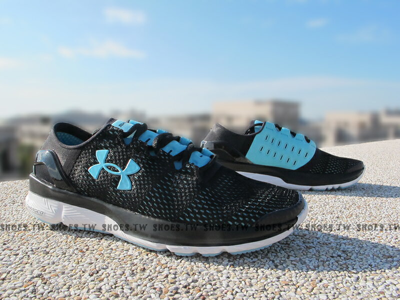 Shoestw【1266241-002】UNDER ARMOUR Speedform Apollo2 進化版 黑藍