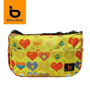 【微笑MIT】Jamie/BAUUBAG-潔米寶貝微笑愛心斜肩包 B141030FE(黃)01900087-02058