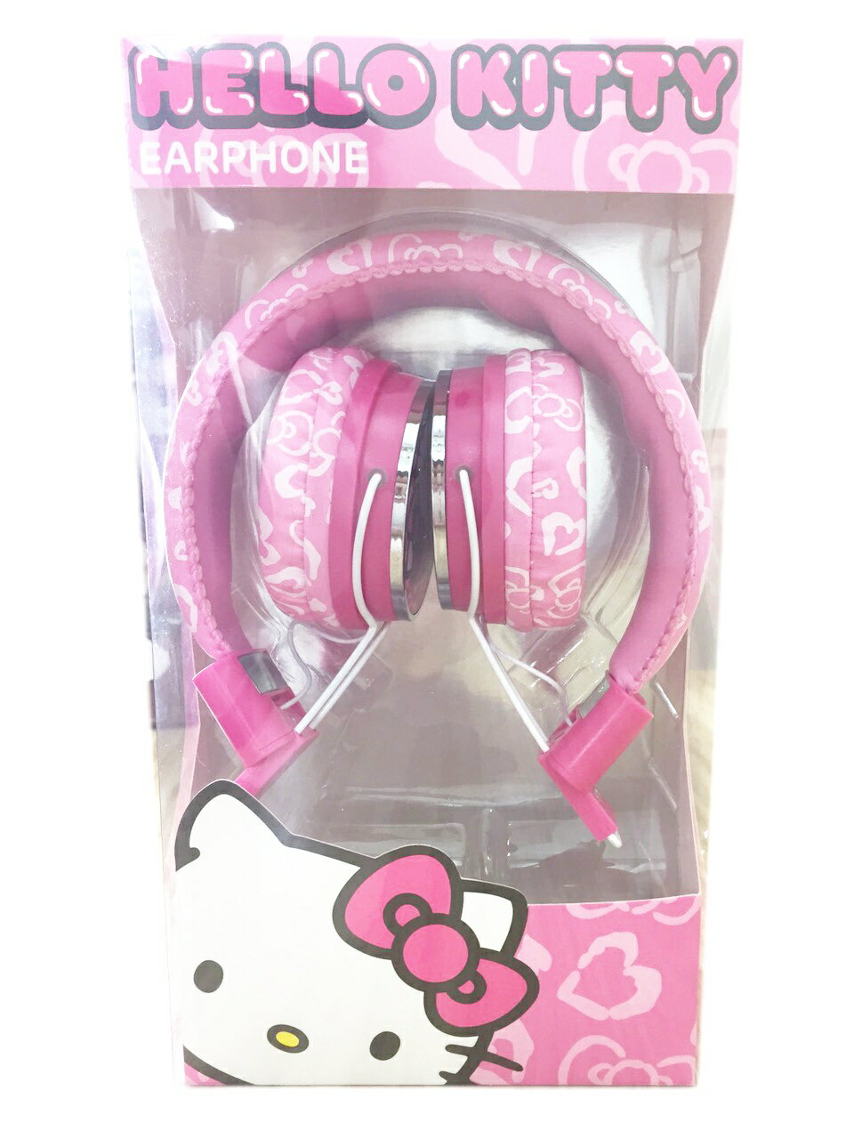 【真愛日本】15052300004 全罩式耳機-KT愛心粉 三麗鷗 Hello Kitty 凱蒂貓 電腦周邊 正品 限量 預購  