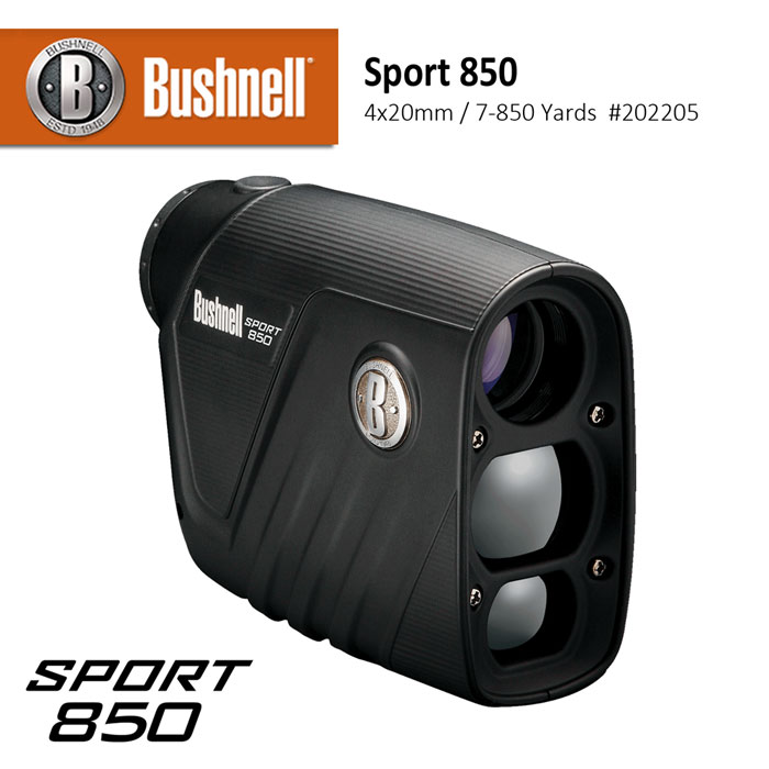 【美國 Bushnell 倍視能】Sport 850 5-850碼 4x20mm 雷射測距望遠鏡 #202205 (公司貨)