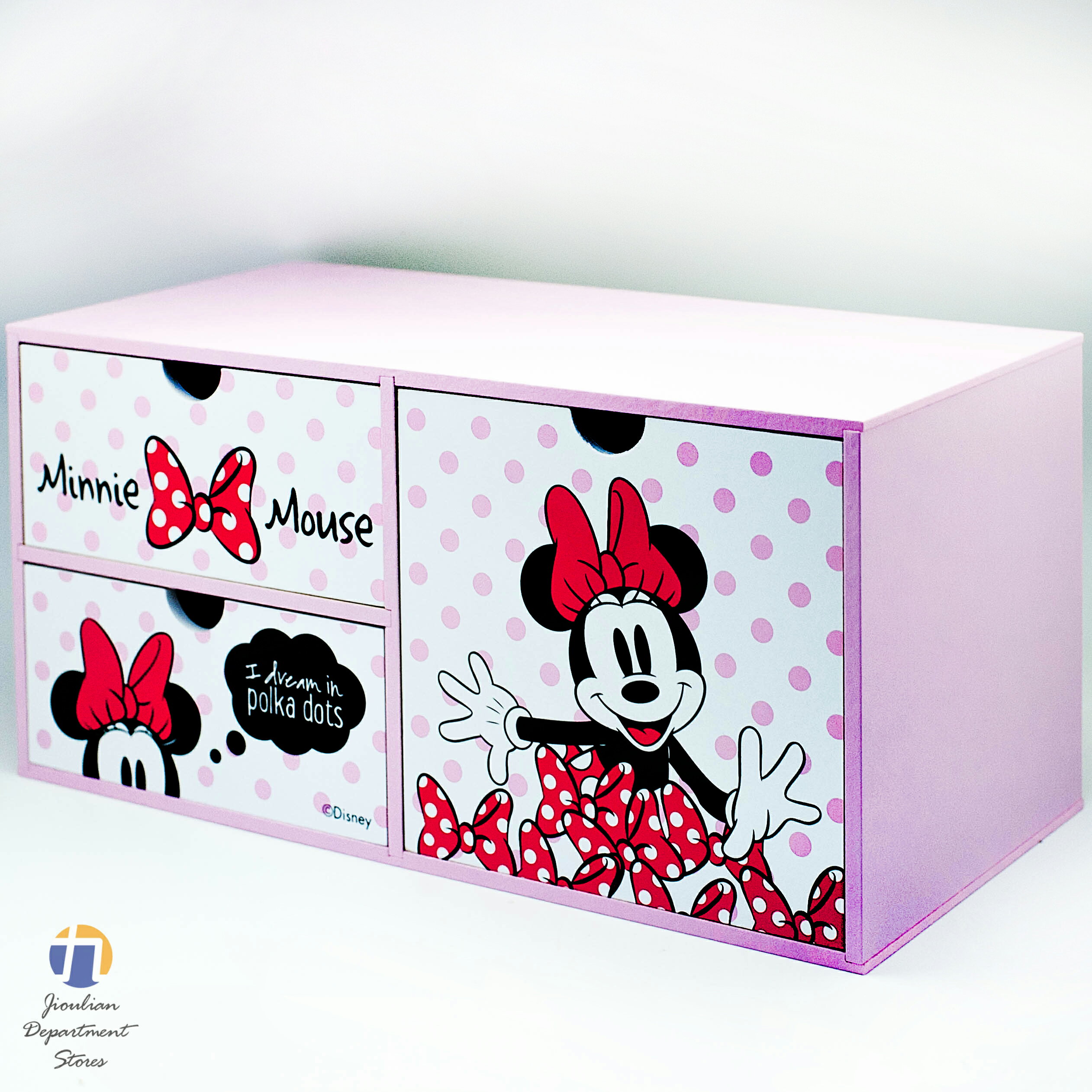 {九聯百貨} 米妮 Minnie Mouse 橫式 抽屜置物盒 (ae-210032)