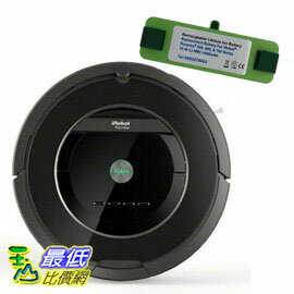 (鋰電版含虛擬塔一個無遙控器) iRobot Roomba 880 吸塵器送濾網六片邊刷3支防撞條清潔刷  