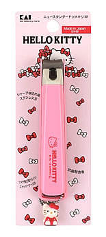 日本製《貝印》Hello Kitty 系列 指甲刀/指甲剪-附Kitty吊飾 ( 2款尺寸可選 )