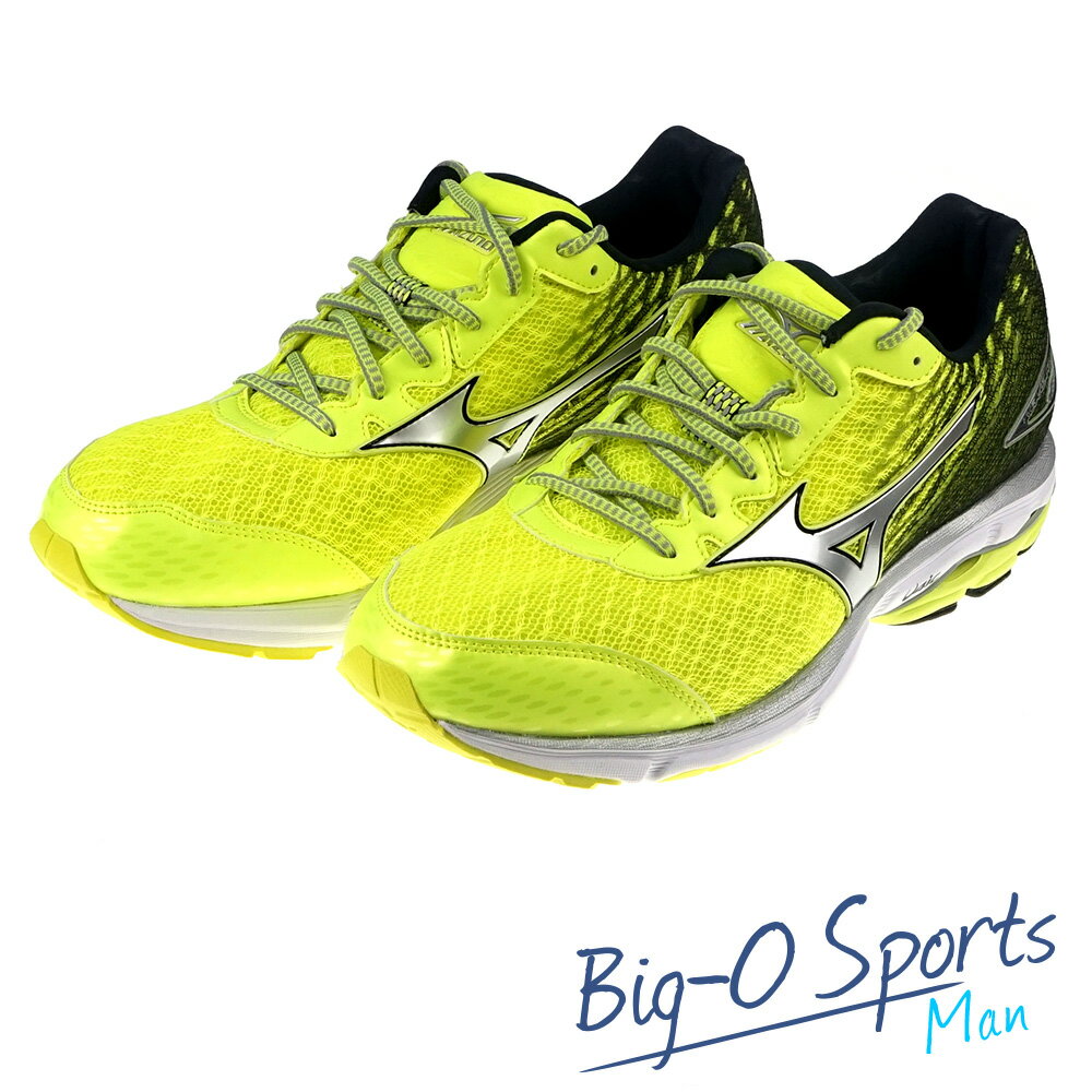 MIZUNO 美津濃 WAVE RIDER 19慢跑鞋 男 J1GC160405 Big-O SPORTS