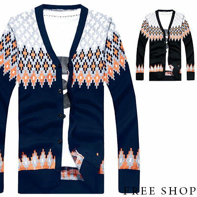 Free Shop【QR10532】日韓系雅痞時尚民族風滿版十字V領排釦罩衫針織外套．二色