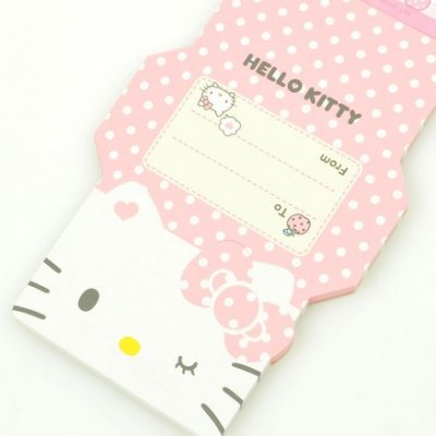 【真愛日本】14032500009 封筒型便條紙-KT 三麗鷗 Hello Kitty 凱蒂貓 文具用品 MEMO