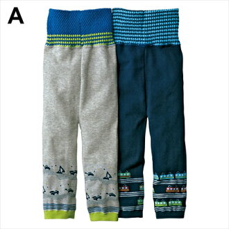 日本空運nissen  -童裝-棉質附肚圍內搭褲2件組-男孩組合 0
