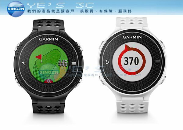 「YEs 3C」全新 現貨 Garmin Approach S6 極輕薄中文高爾夫球GPS腕錶 白/黑免運 yes3c