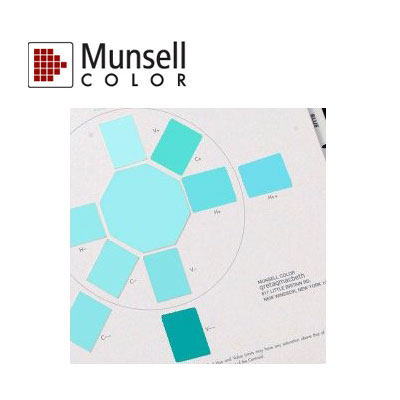 永昌文具 Munsell 孟塞爾 EIA-TIA 598-A Aqua Color Coding Chart(EIA-TIA 598-A 淺綠色色彩編碼圖表)【接受預購商品】