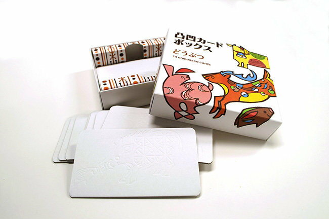 日本 KOKUYO 凹凸塗鴉卡 動物 14入/盒 可重複使用 ＊夏日微風＊