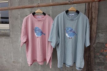 韓國，鳥兒垂袖棉T『風鈴木－日本 韓國 連線商品』