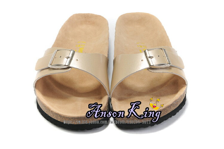 [Anson King]Outlet正品代購birkenstock Madrid系列 男女款 懶人涼拖鞋 米色